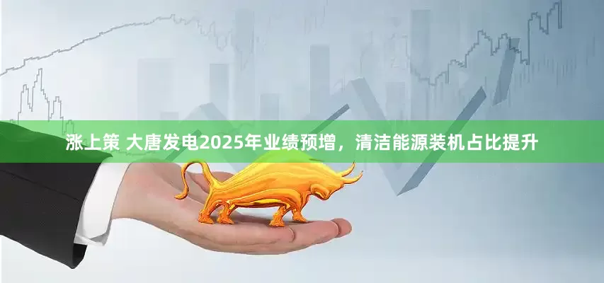 涨上策 大唐发电2025年业绩预增，清洁能源装机占比提升